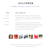 Gale Peck Graphic Design & Creative Services