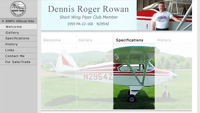 Dennis Rowan, Short Wing Piper Club Member