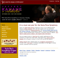 Santa Rosa Symphony - 2005 and 2006 season